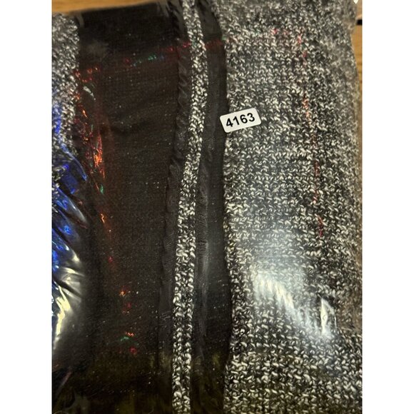 Soft Surroundings St. James Blazer Jacket Open Front Tweed Pockets Size Large - Picture 14 of 14